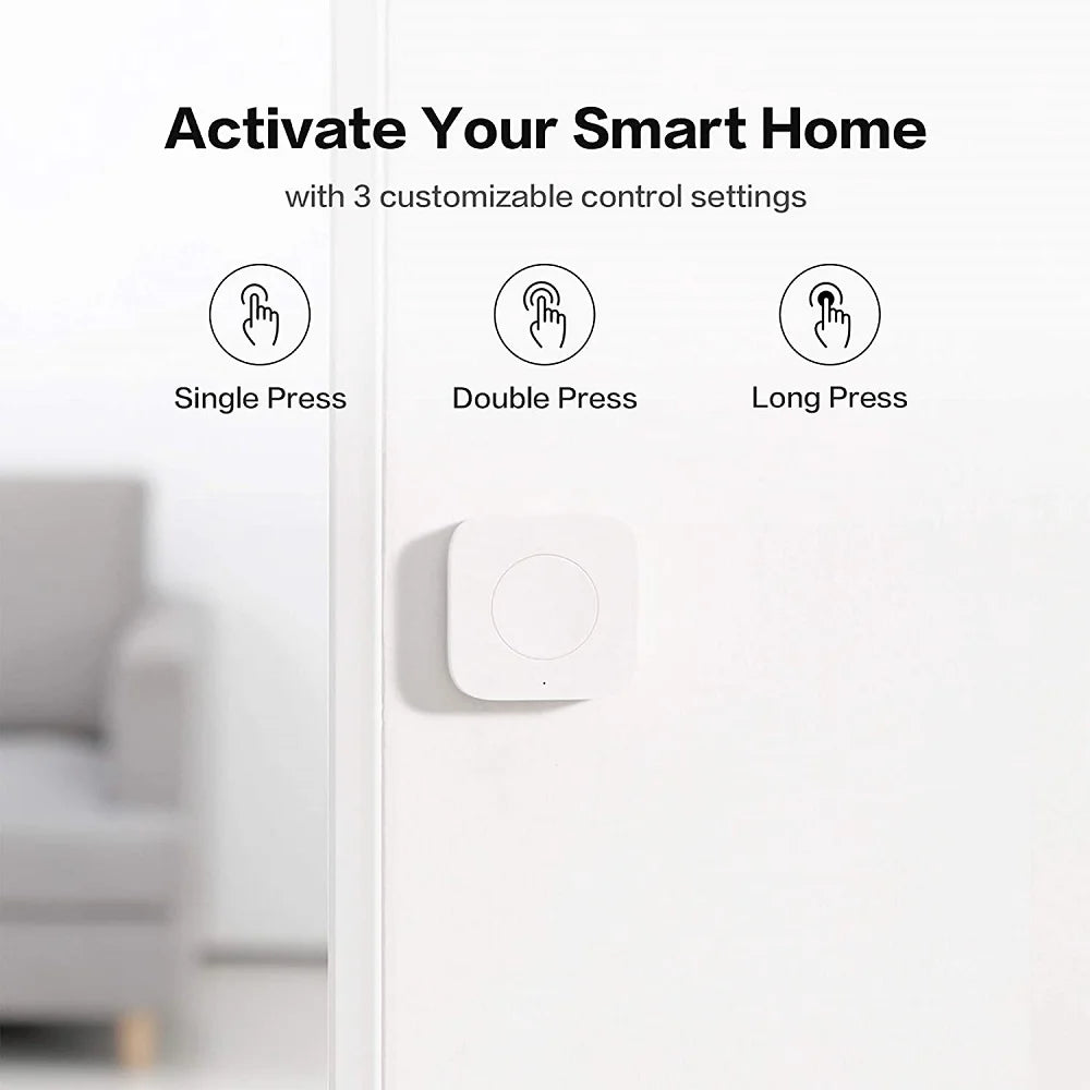 Aqara Wireless Mini Switch - Zigbee 3-Way Control for Smart Home