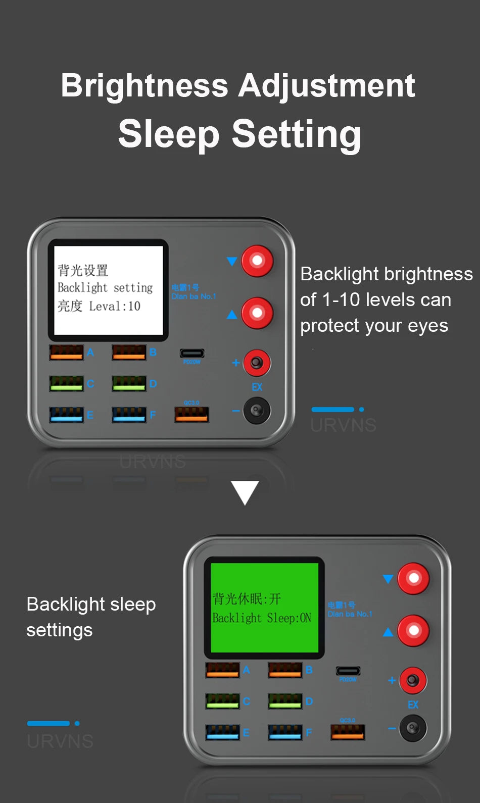 8-Port USB PD Wireless Charger with Anti-Short Circuit