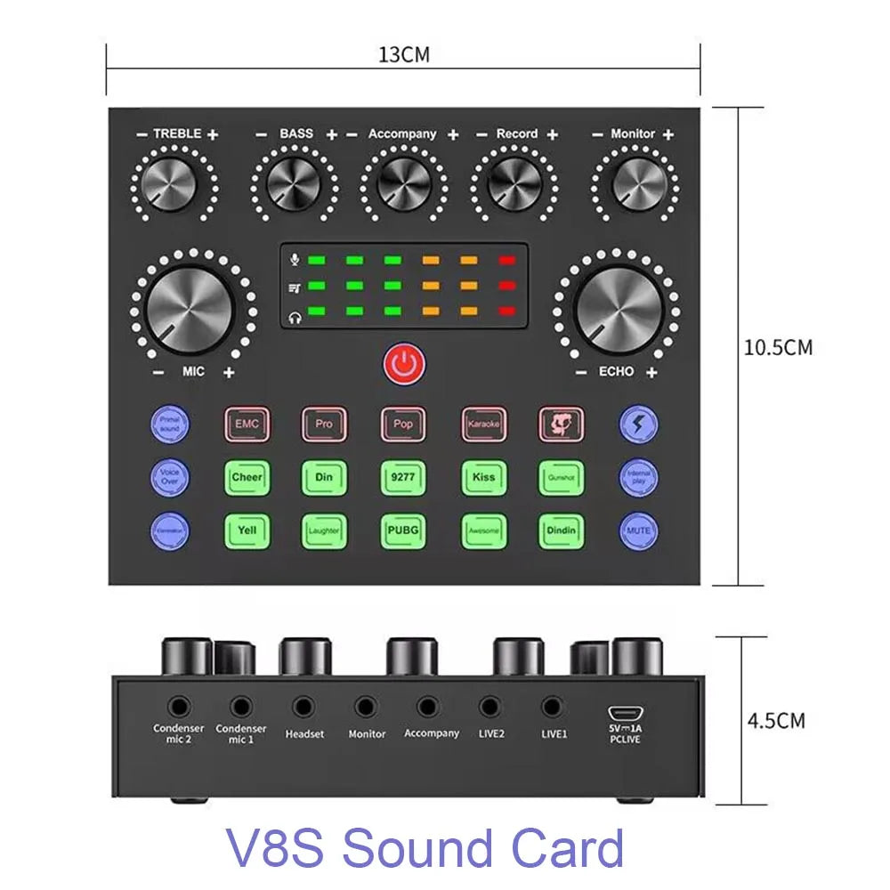 V8 V8S Audio Mixer