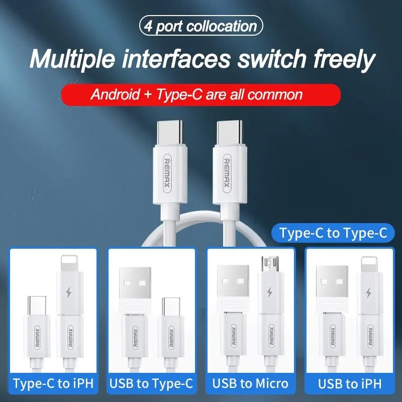 U-Shaped Data Cable Set Storage Box with 60W Fast Charging and Mobile Phone Stand