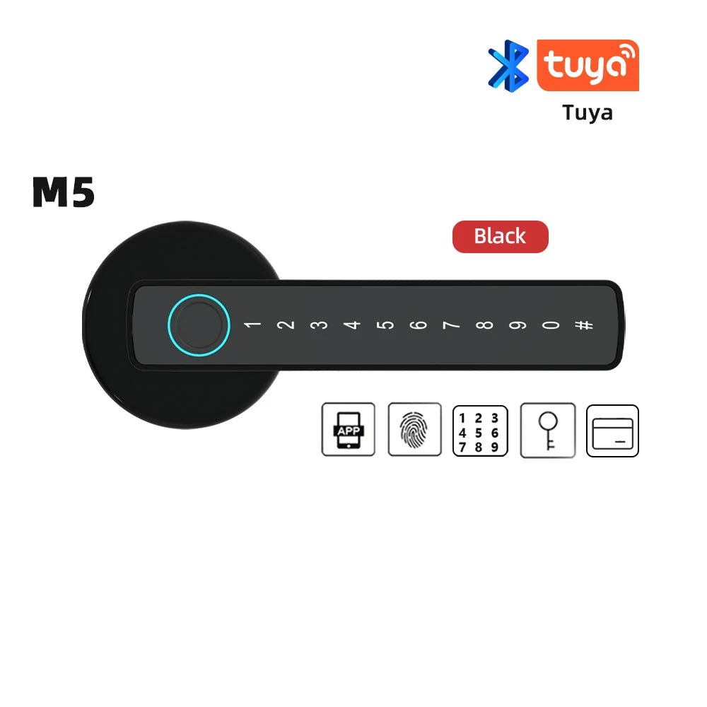 RAYKUBE M5 Tuya BLE Smart Fingerprint Door Lock