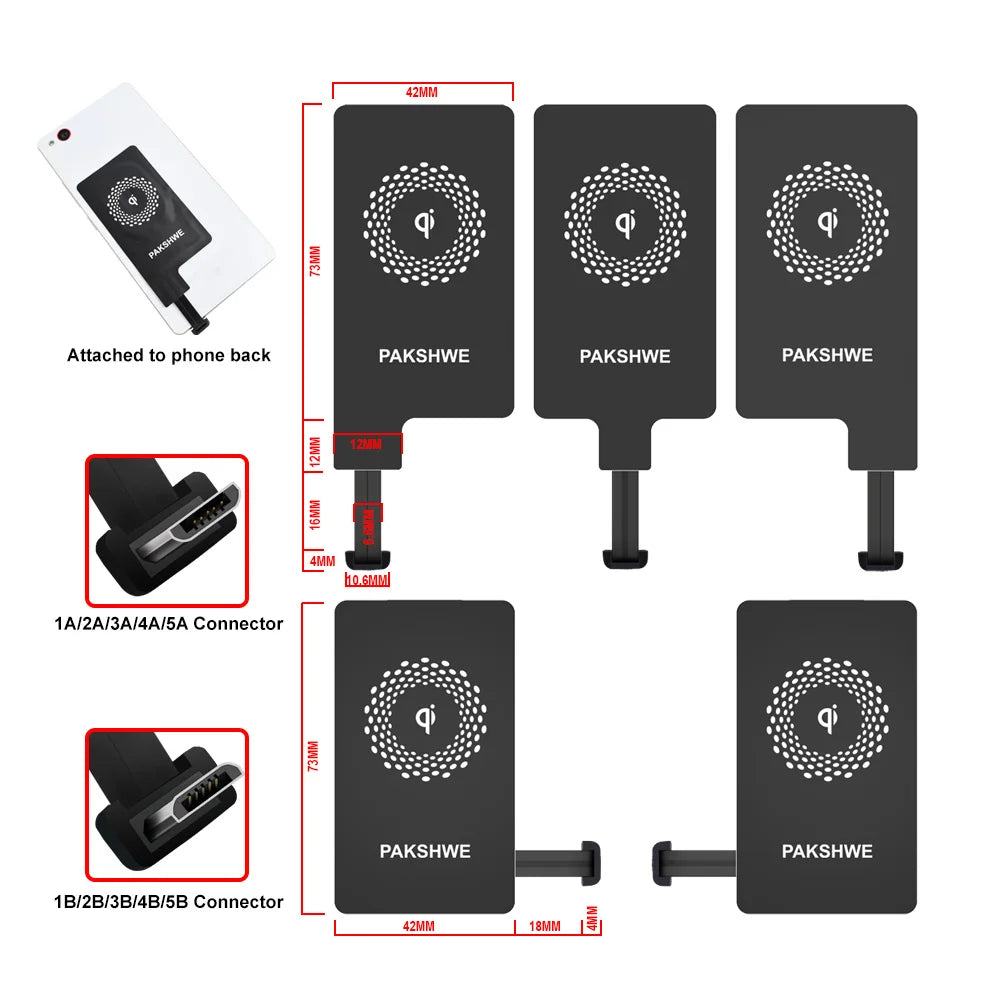 Android Qi Wireless Charger Adapter