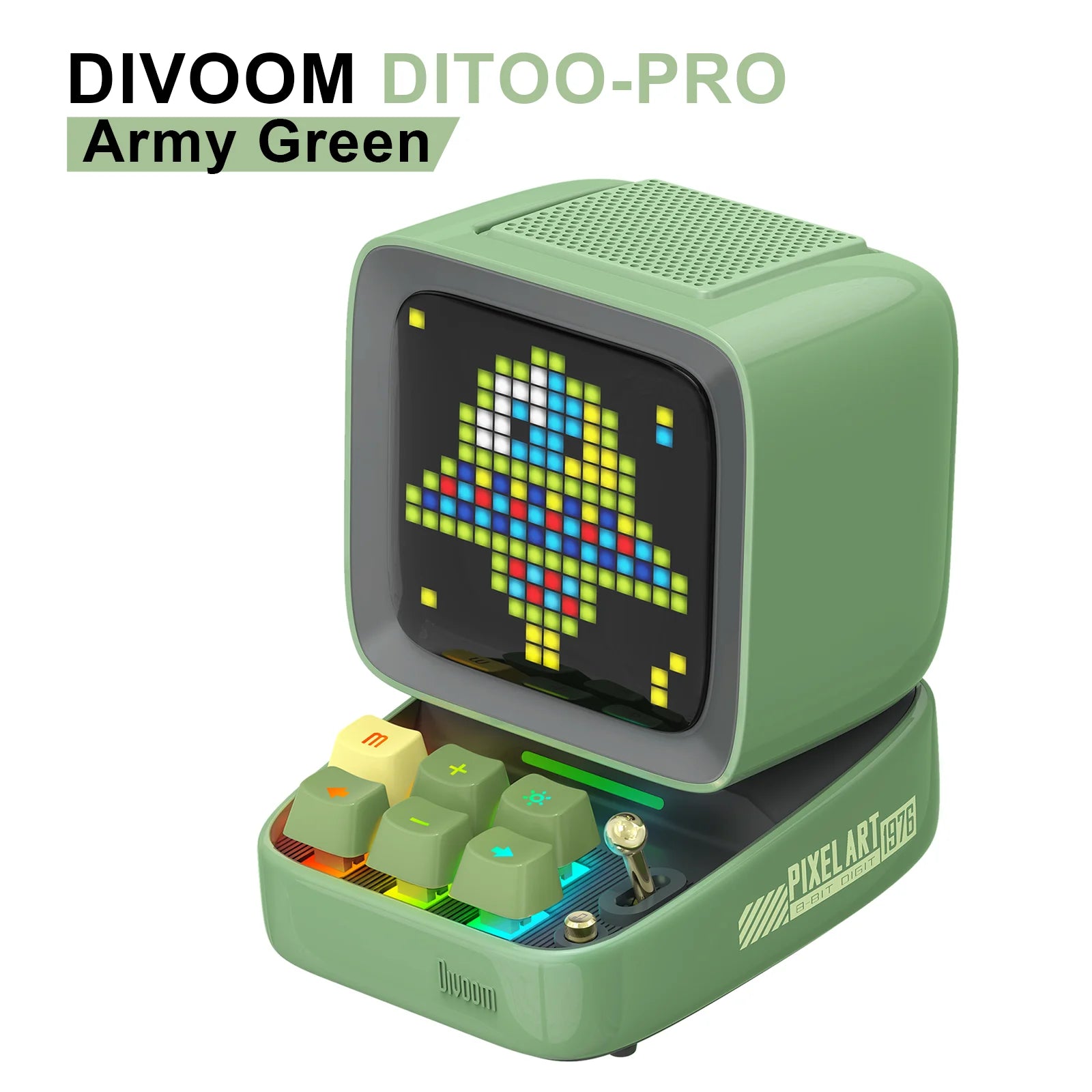 Divoom Ditoo-Pro Retro Bluetooth Speaker & Alarm Clock