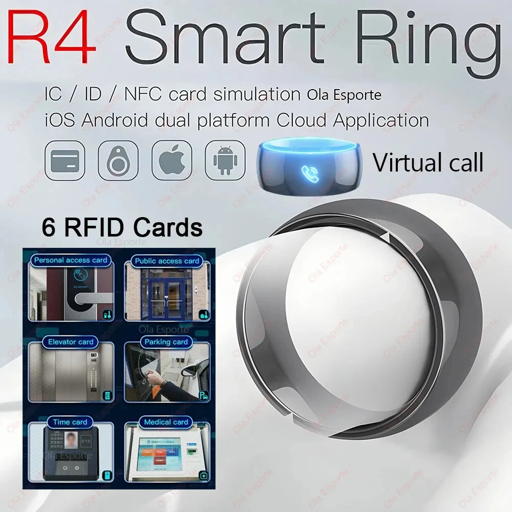 2024 Smart NFC Finger Ring for Android/iOS/Windows