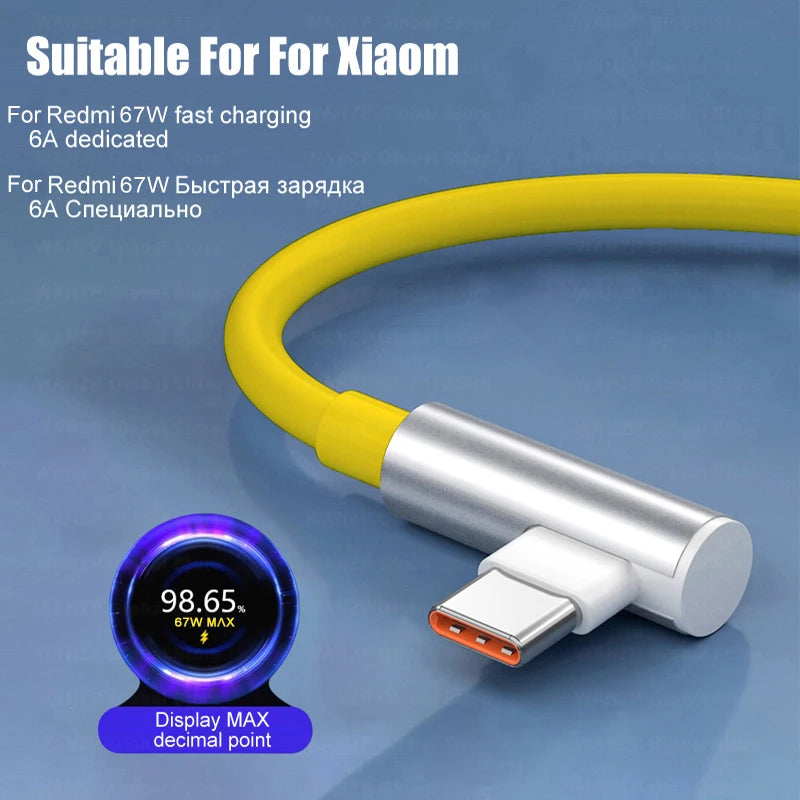 Xiaomi 67W Turbo USB Type C Charger Cable