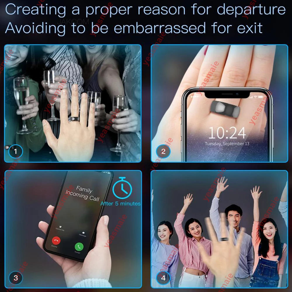 2024 Smart NFC Finger Ring for Android/iOS/Windows