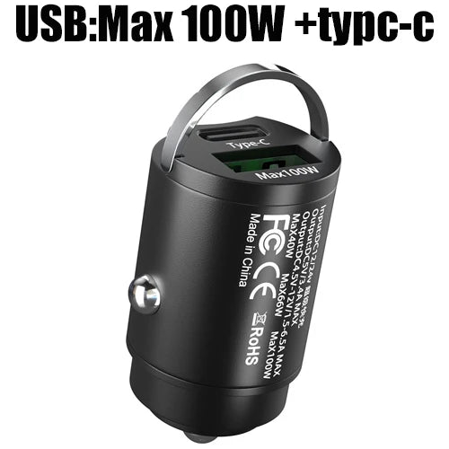 Mini 100W Car Charger