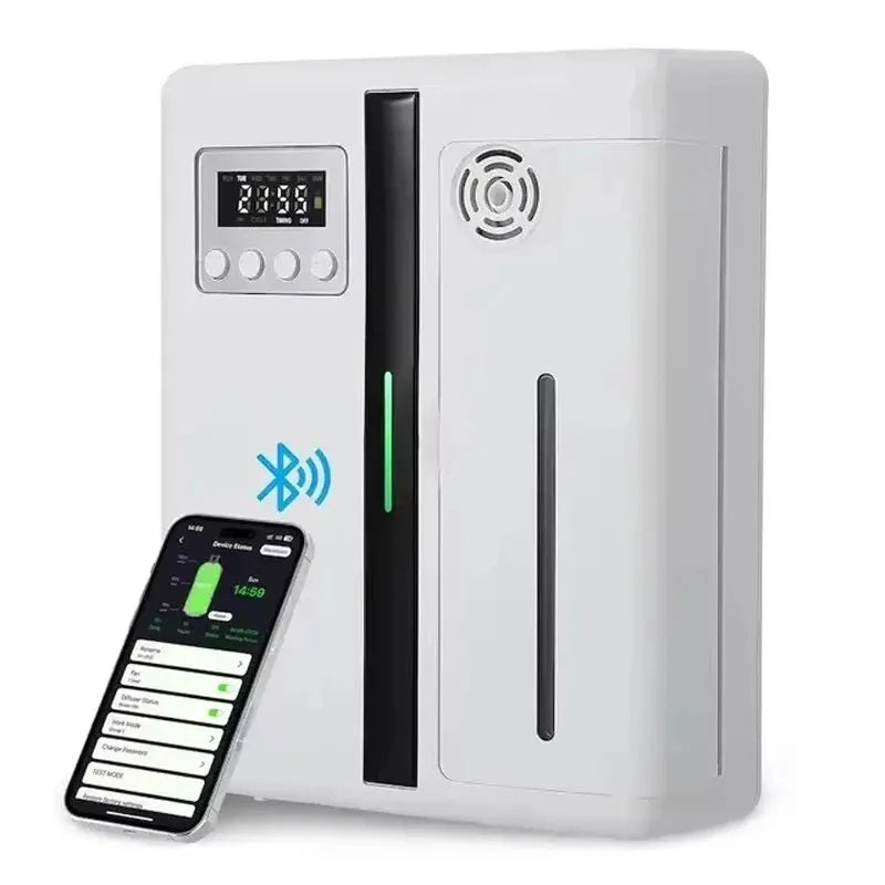 Waterless Bluetooth Scent Diffuser – Wall-Mounted Smart Fragrance Machine