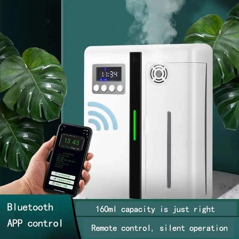 Waterless Bluetooth Scent Diffuser – Wall-Mounted Smart Fragrance Machine