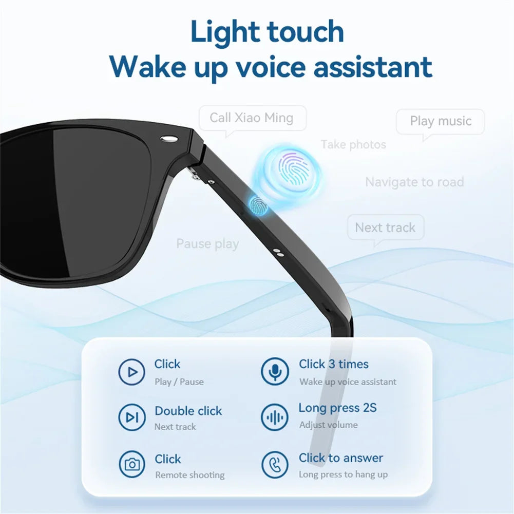 Hiwego G05 Smart Glasses with Open Ear Music & Hands-Free Calling