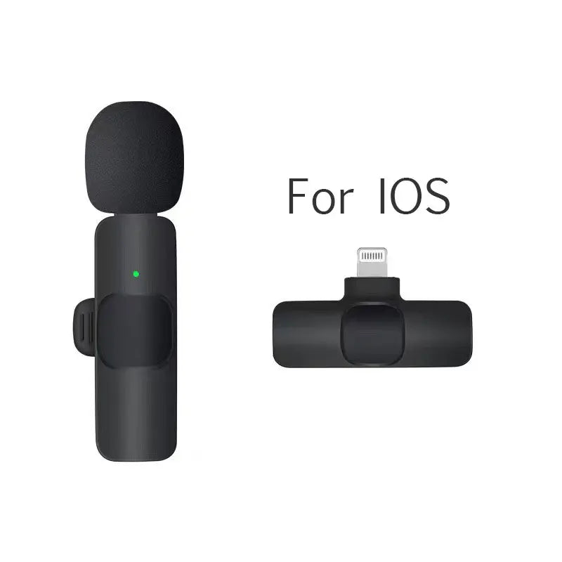 Wireless Lavalier Microphone for iPhone & Android