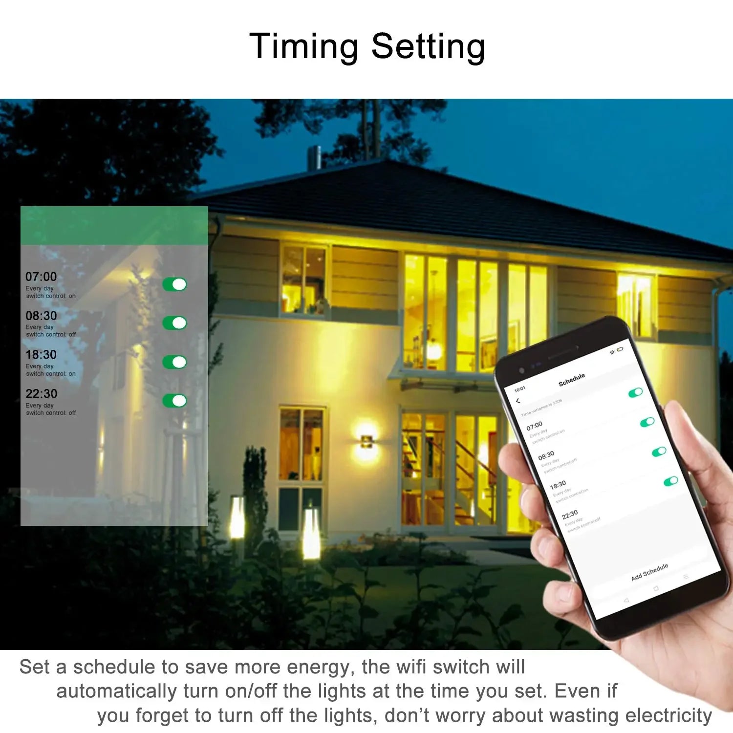 Tuya WiFi Smart Touch Light Switch 1/2/3/4 Gang