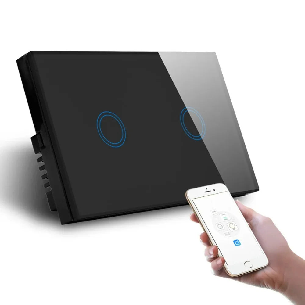 Melery WiFi Smart Wall Switch - Glass Touch Panel