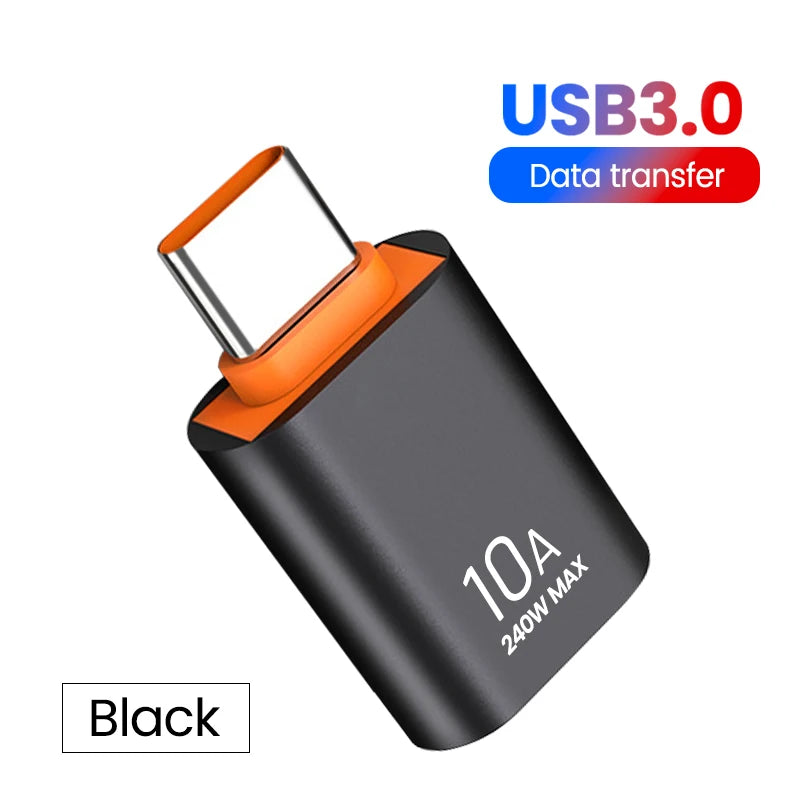 10A USB 3.0 to Type-C OTG Adapter