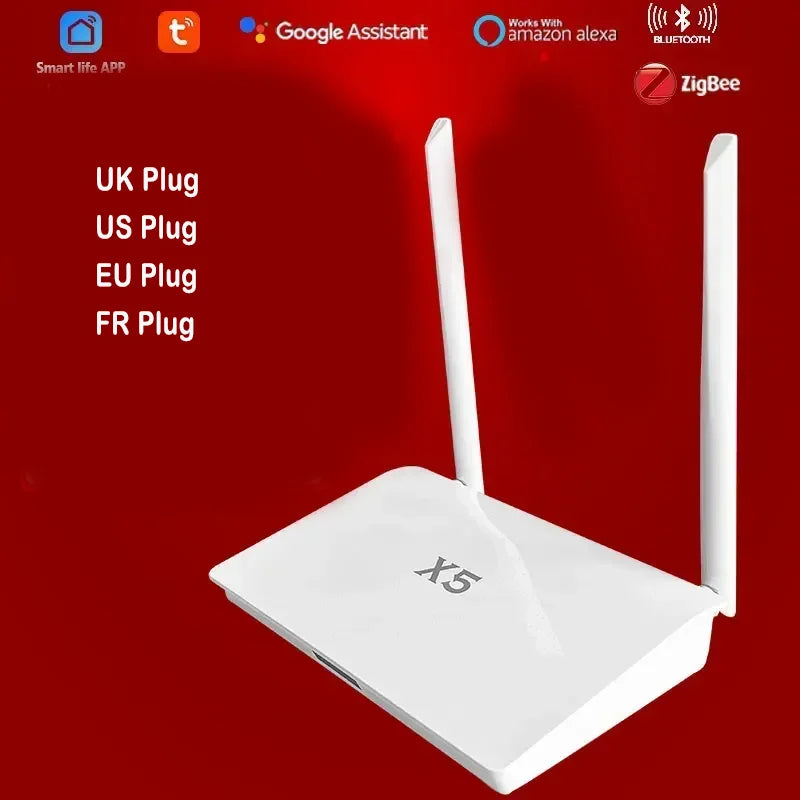 Zigbee 3.0 / Bluetooth 5.0 2-in-1 Gateway Hub X5 Wireless Router