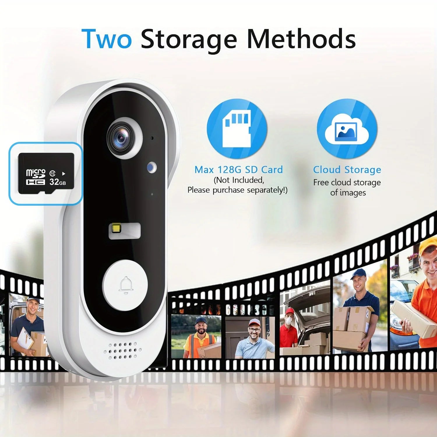 Tuya WiFi Wireless Smart Video Doorbell 1080P HD Camera