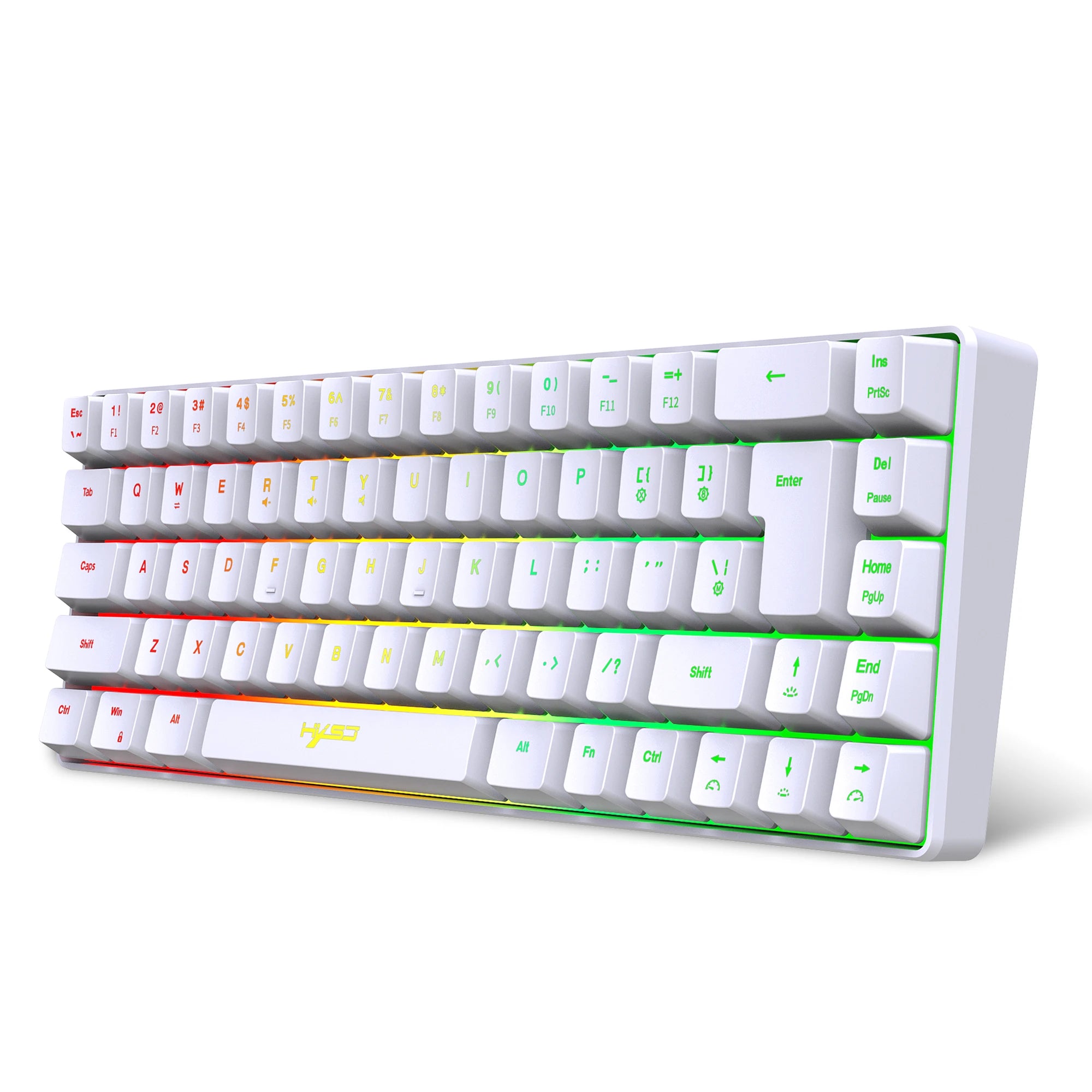 60% Wired RGB Gaming Keyboard – Compact 61-Key, Waterproof Mini Keyboard for PC/Mac