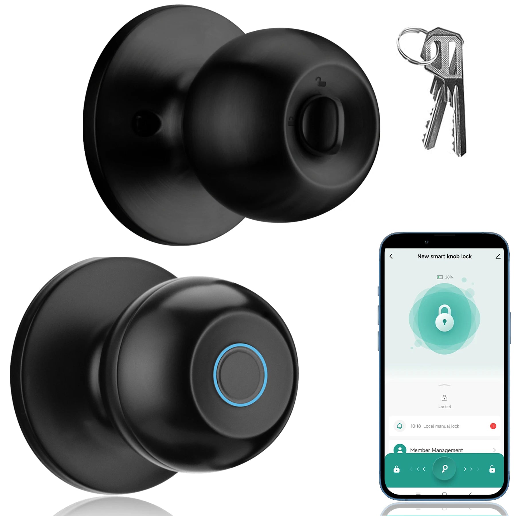 Fingerprint Smart Door Lock with App Control