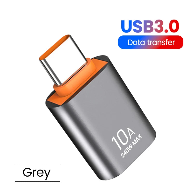 10A USB 3.0 to Type-C OTG Adapter