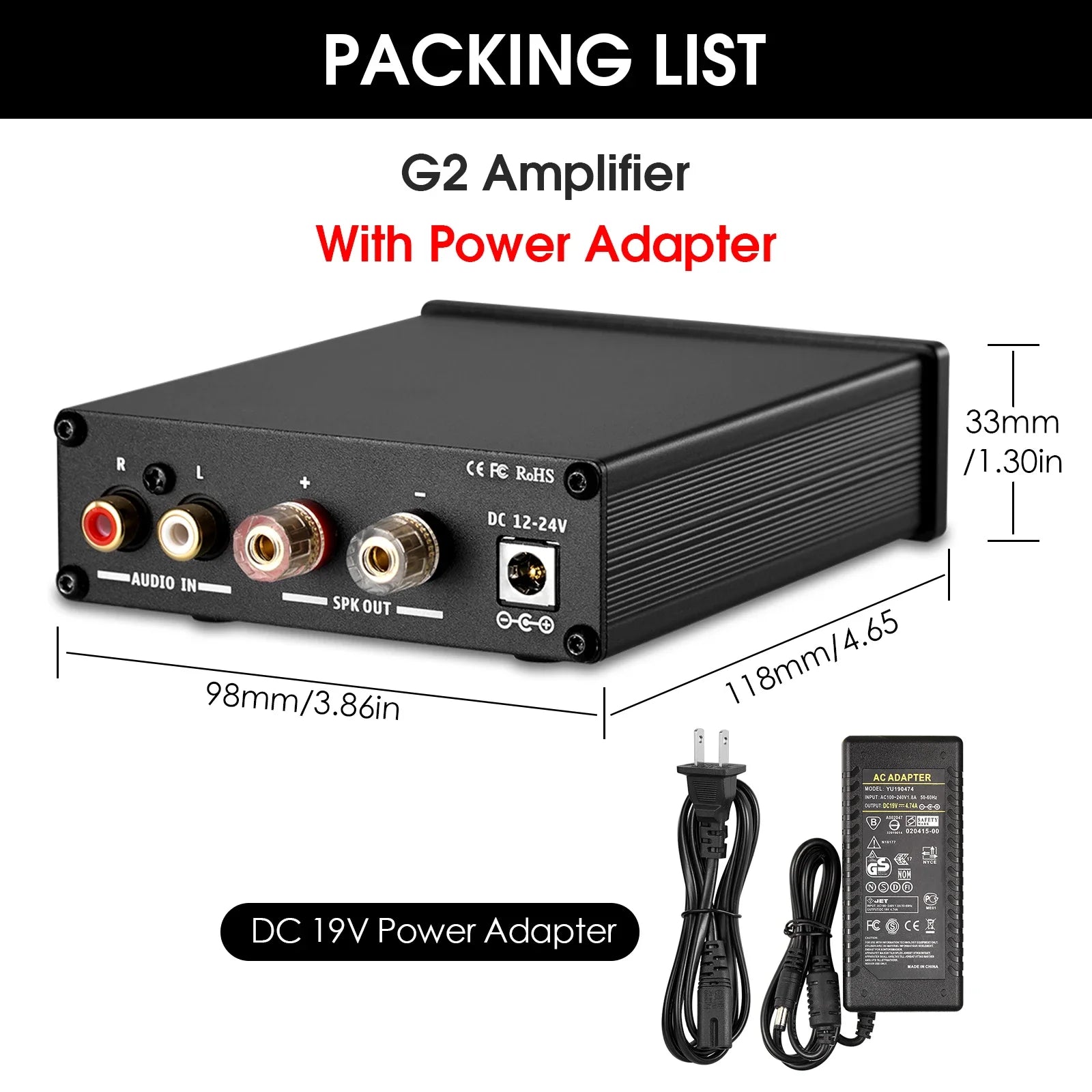 Nobsound Hi-Fi G2 Digital Amp