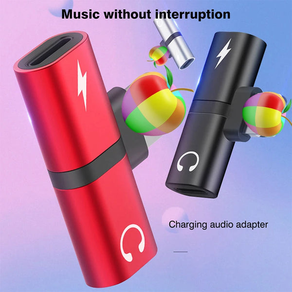 2-in-1 Lightning Audio & Charger Adapter for iPhone