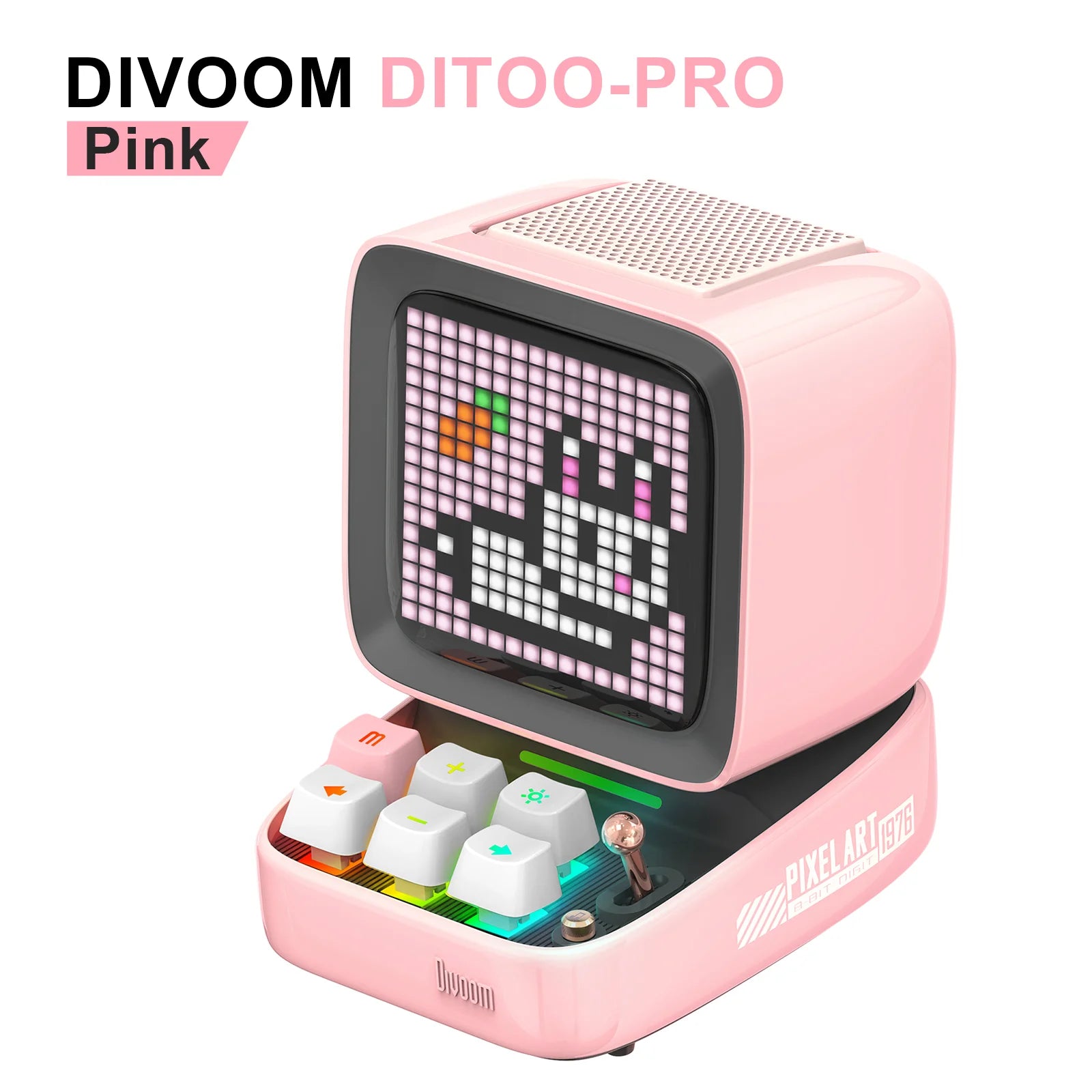 Divoom Ditoo-Pro Retro Bluetooth Speaker & Alarm Clock